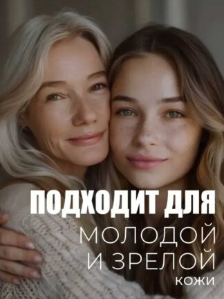 Подходит для молодой и зрелой кожи